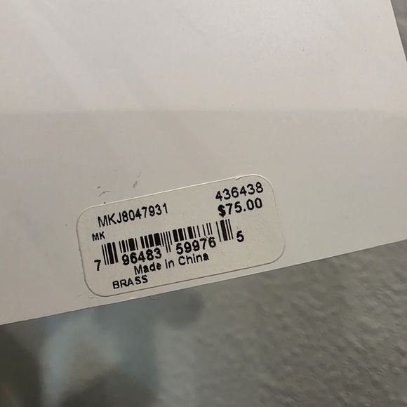 Michael Kors Silver Stud Earrings - Picture 5 of 5